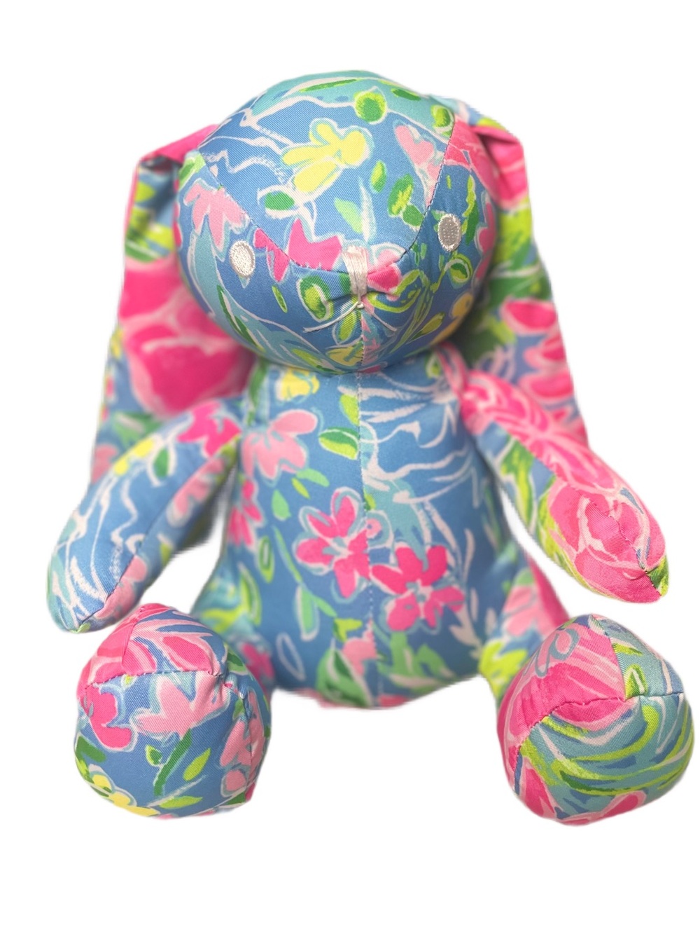 Lilly Pulitzer Bunny Plush Stuffed Animal - Zanzibar Blue / Suns Out